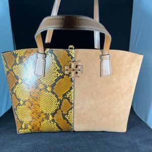 Tory Burch Snake Skin Tote